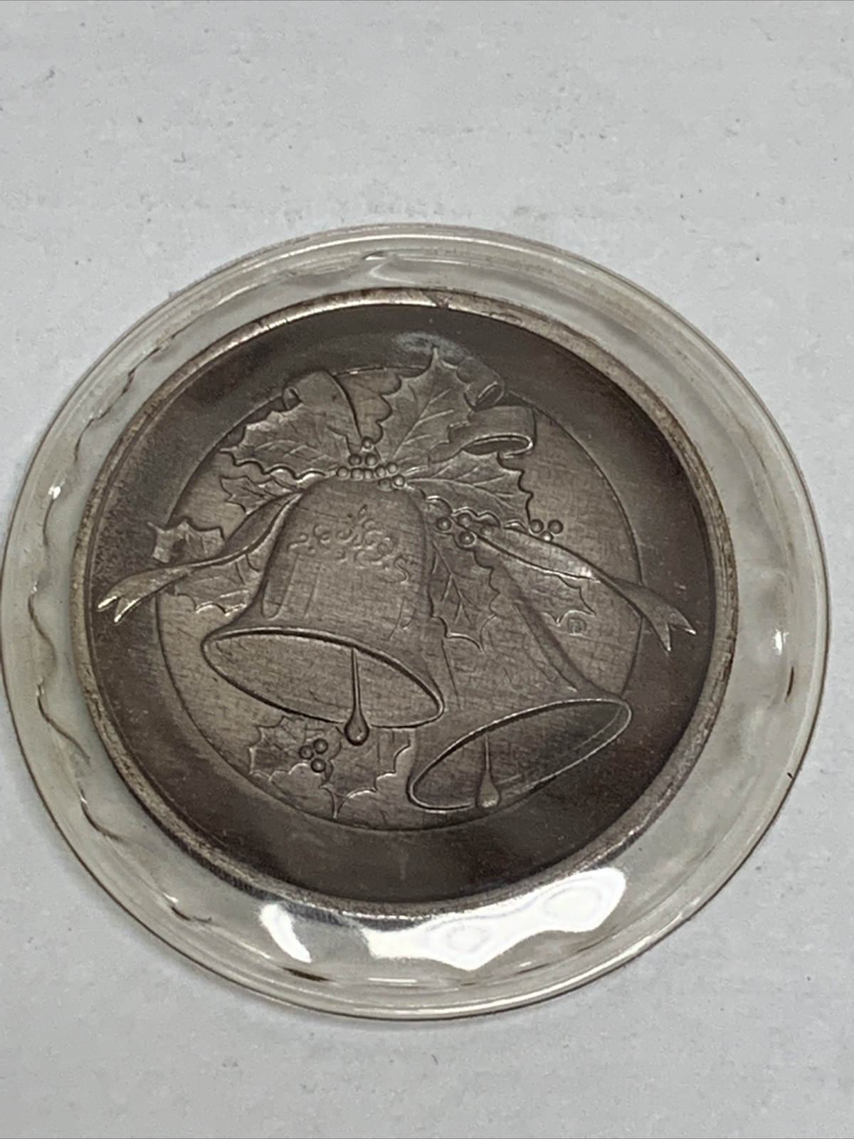1993 Silver Bells Christmas 1 Troy Ounce Silver Round Bullion - Sealed