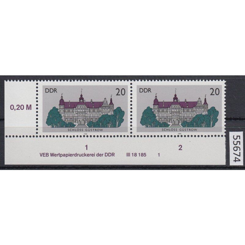 DDR 1986, Mich. No.: 3033 ** DV FNr. 1