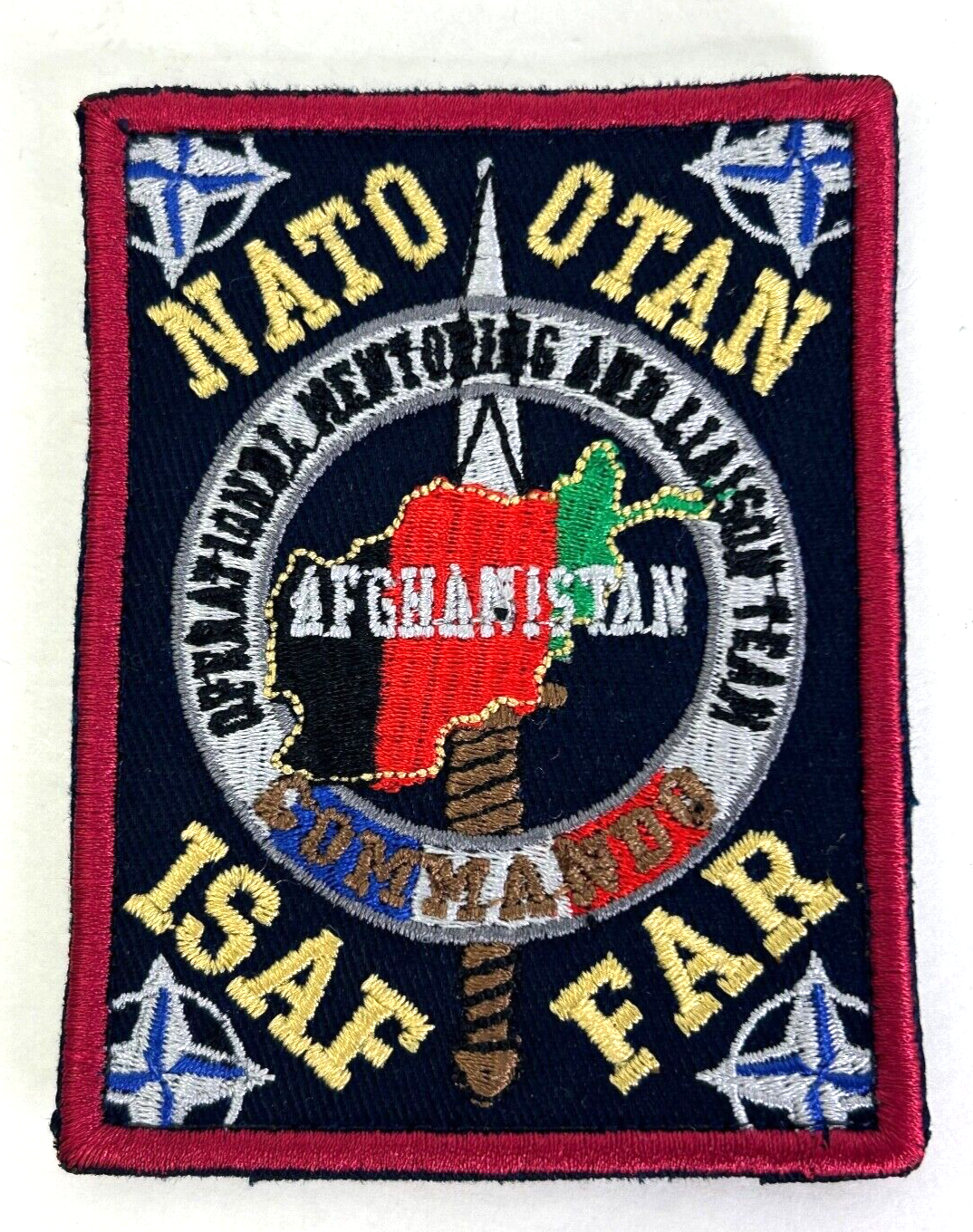NATO ISAF Afghanistan Patch