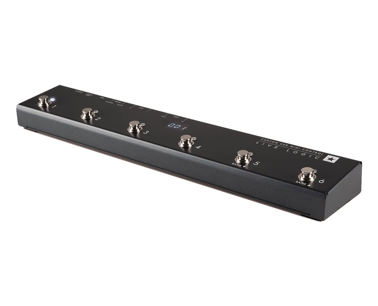 Blackstar LIVLOGICMIDI Live Logic 6 Button Midi Footcontroller