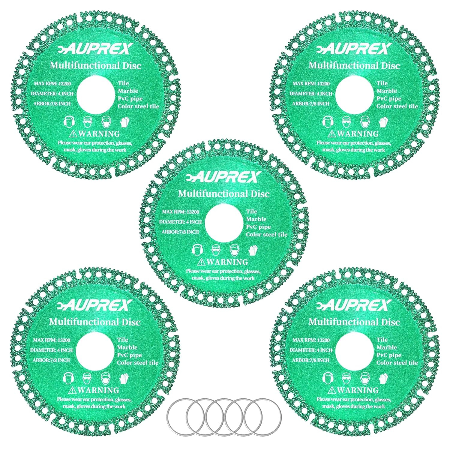 5 Pack 4 Inch Indestructible Disc for Grinder  7/8 Arbor Angle Grinder