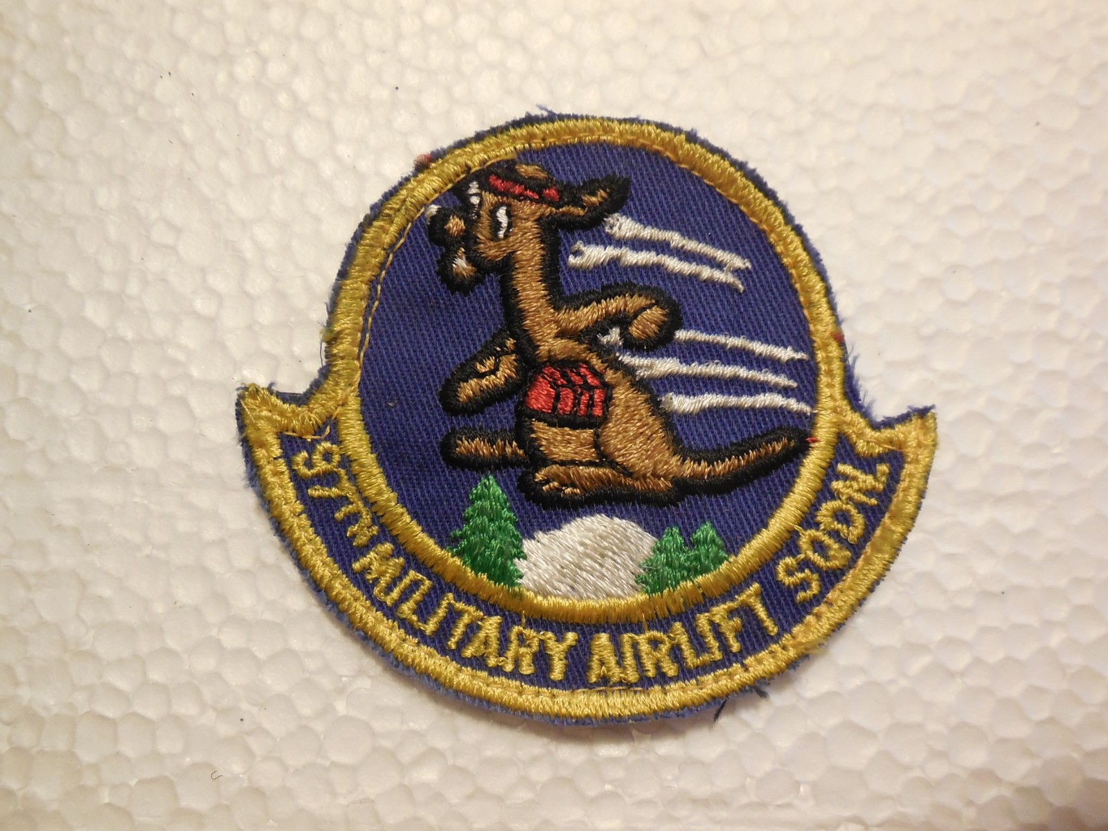 USAF 97TH MILITARY AIRLIFT SQUADRON HOOK & LOOP PATCH FREE SHIPPING