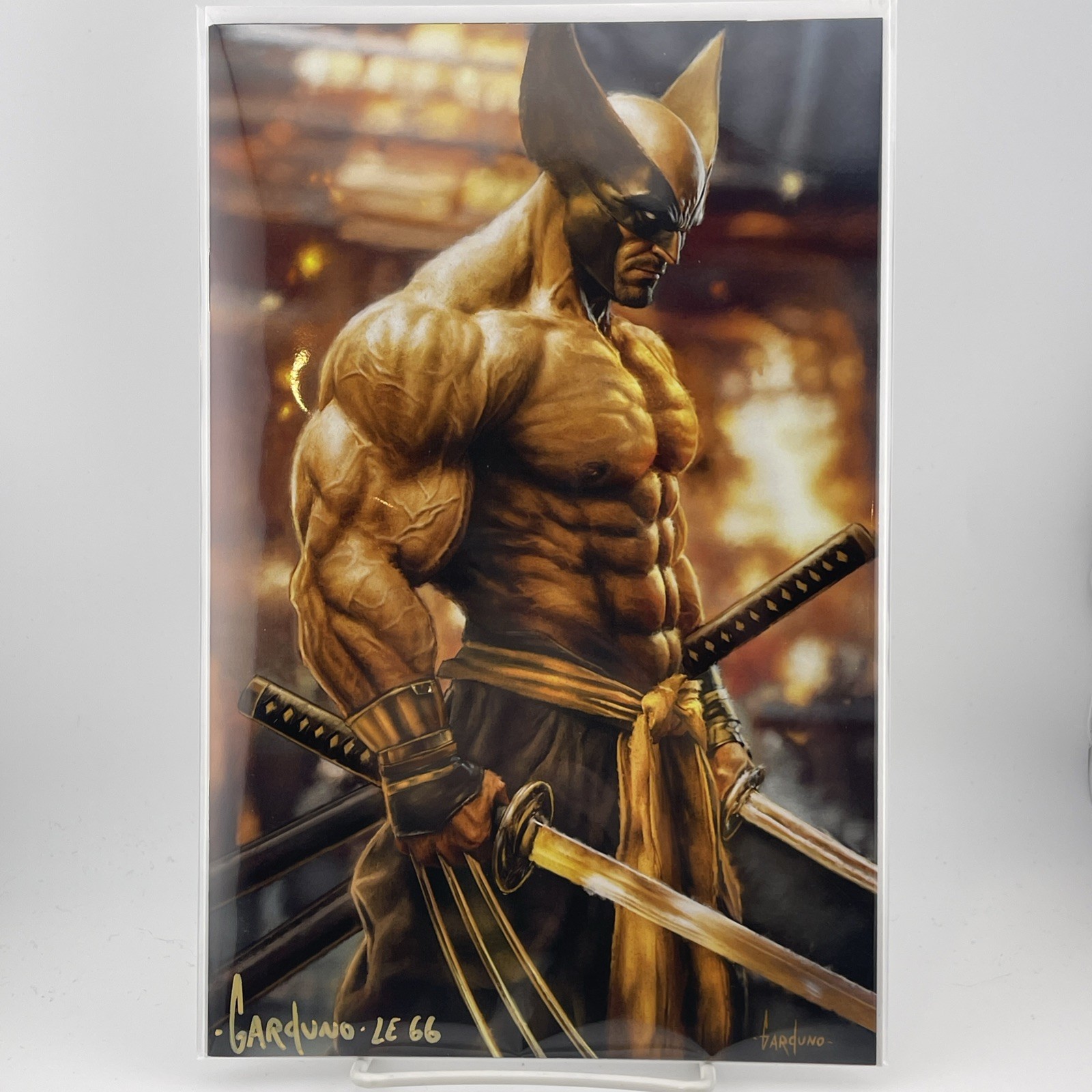 Bushido Claw Wolverine Signed Victor Garduno Virgin Cover A NM W/COA