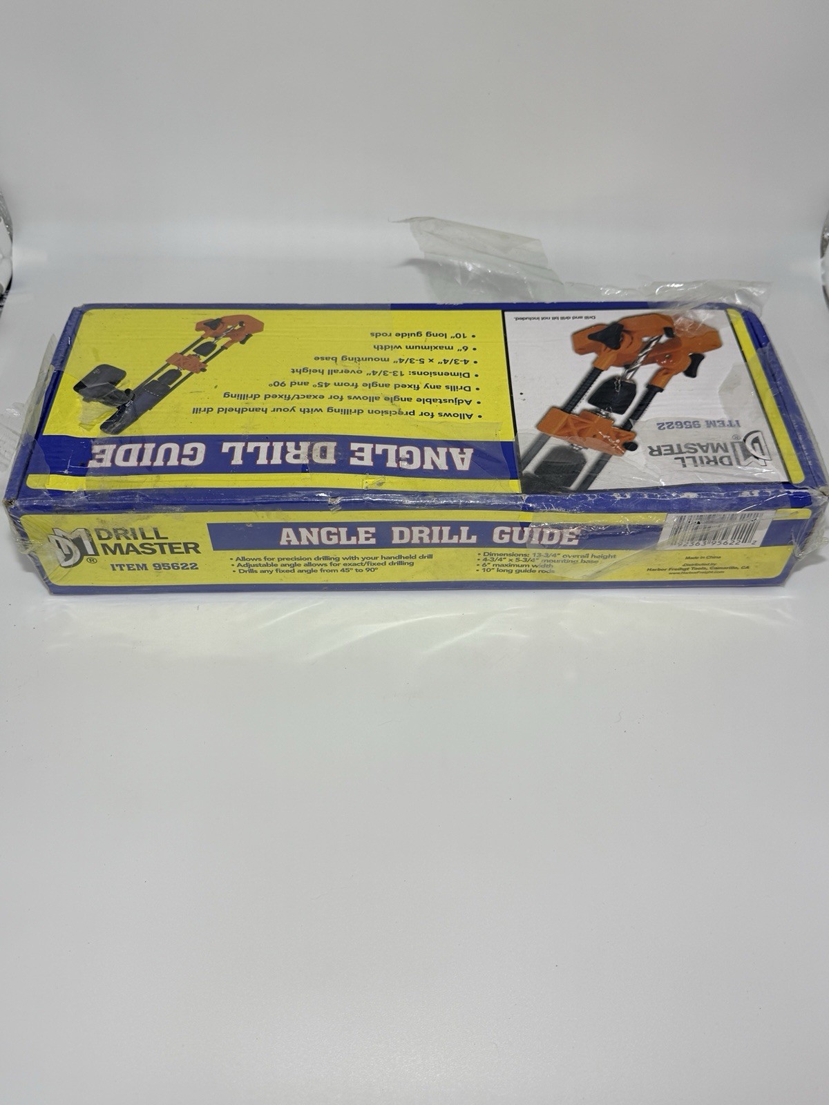 Drill Master Angle Drill Guide Adjustable Portable – New Open Box
