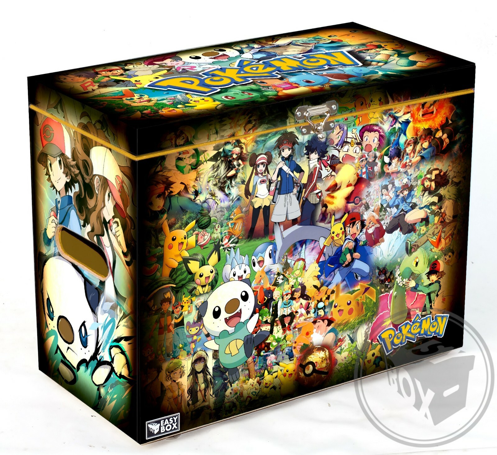 Pokémon - Large Comic Book Hard Storage Box Chest MDF