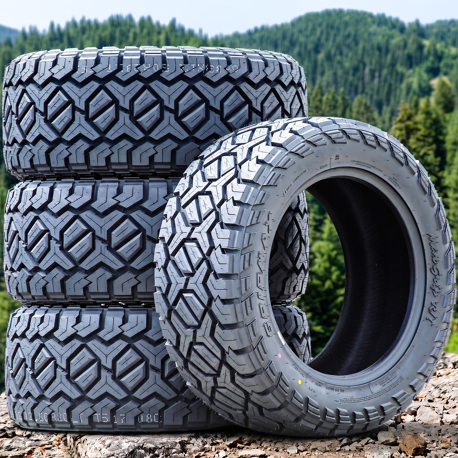 4 Gripmax MaxGrip R/T 325/60R20 126/123Q E 10 Ply Tires 55k Mi Warranty
