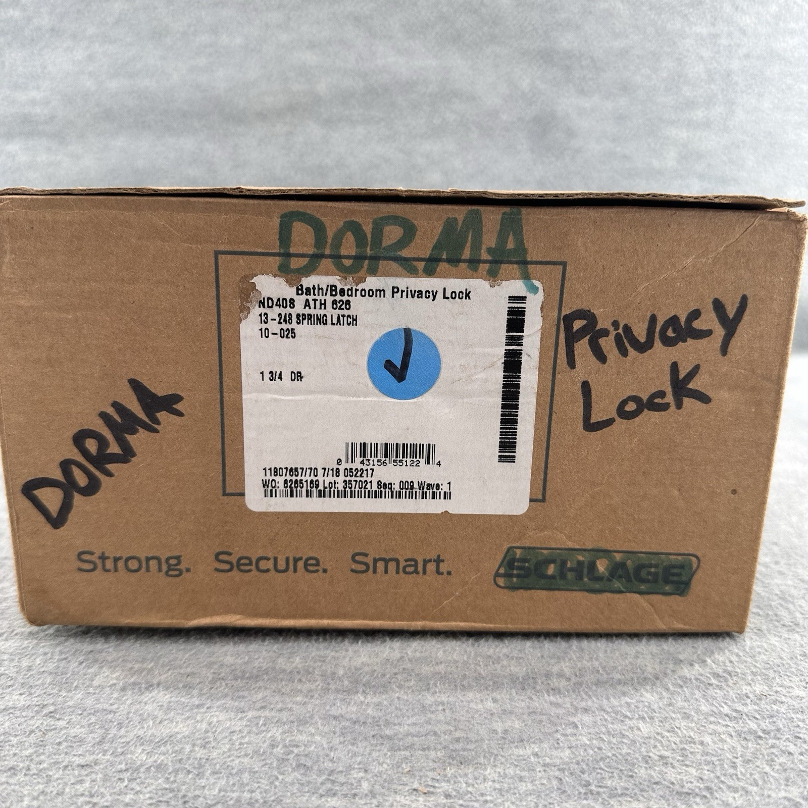 DORMA - Privacy Lockset Curved Handle