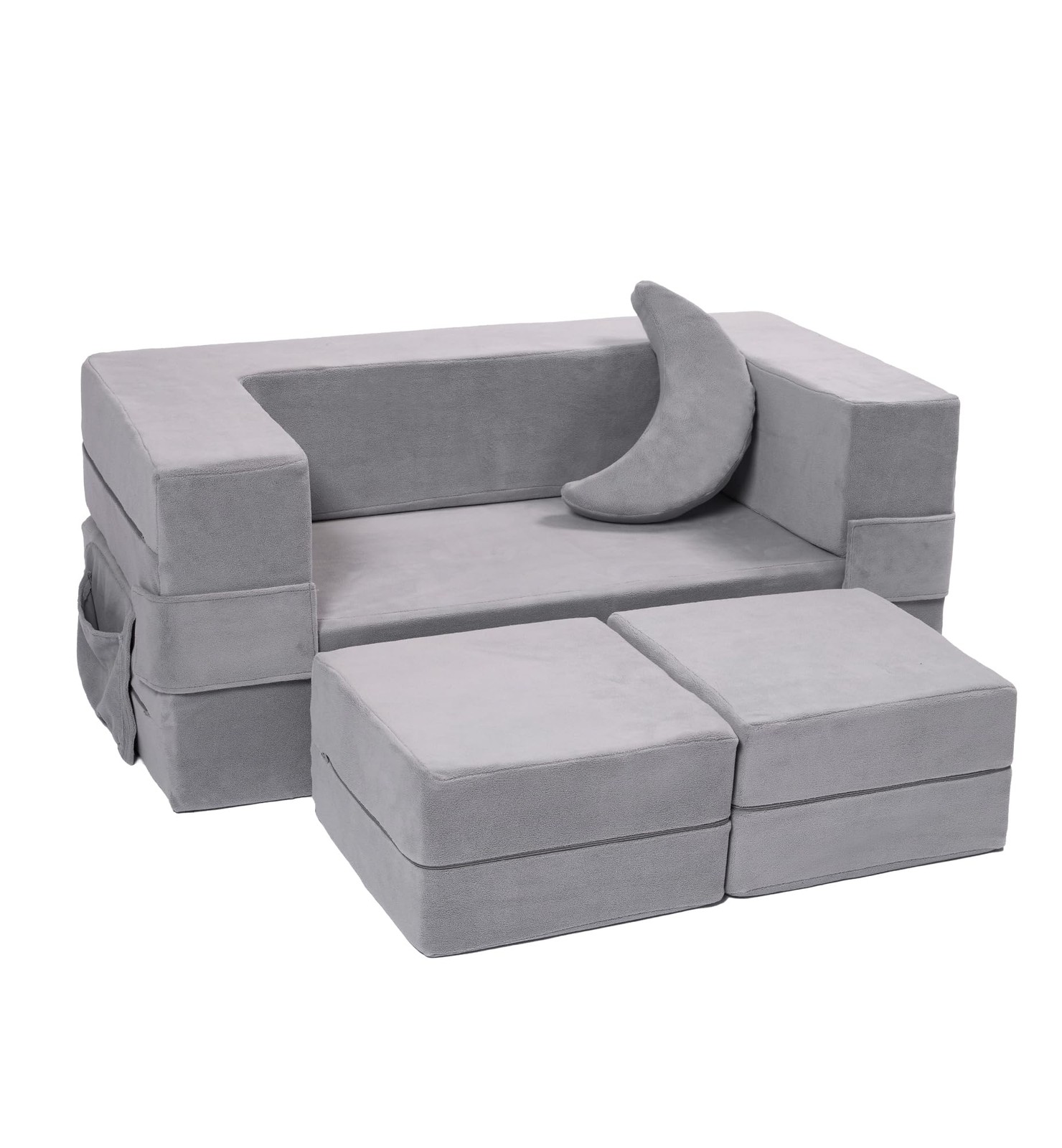 Modular Kids Sofa,Toddler Couch Foam Armchair for Kids, Children Convertible ...