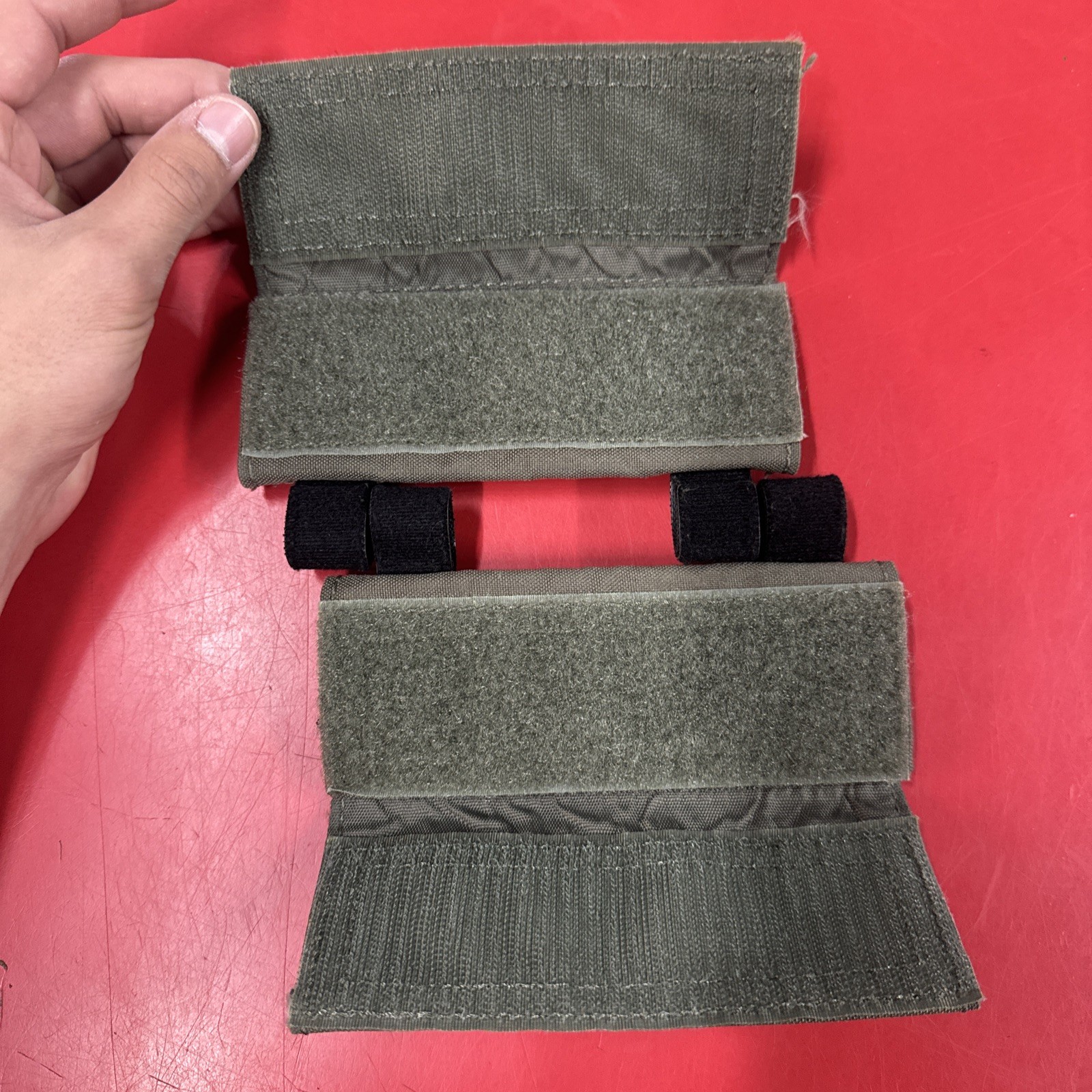 Ranger Green Plate Carrier Shoulder Pads