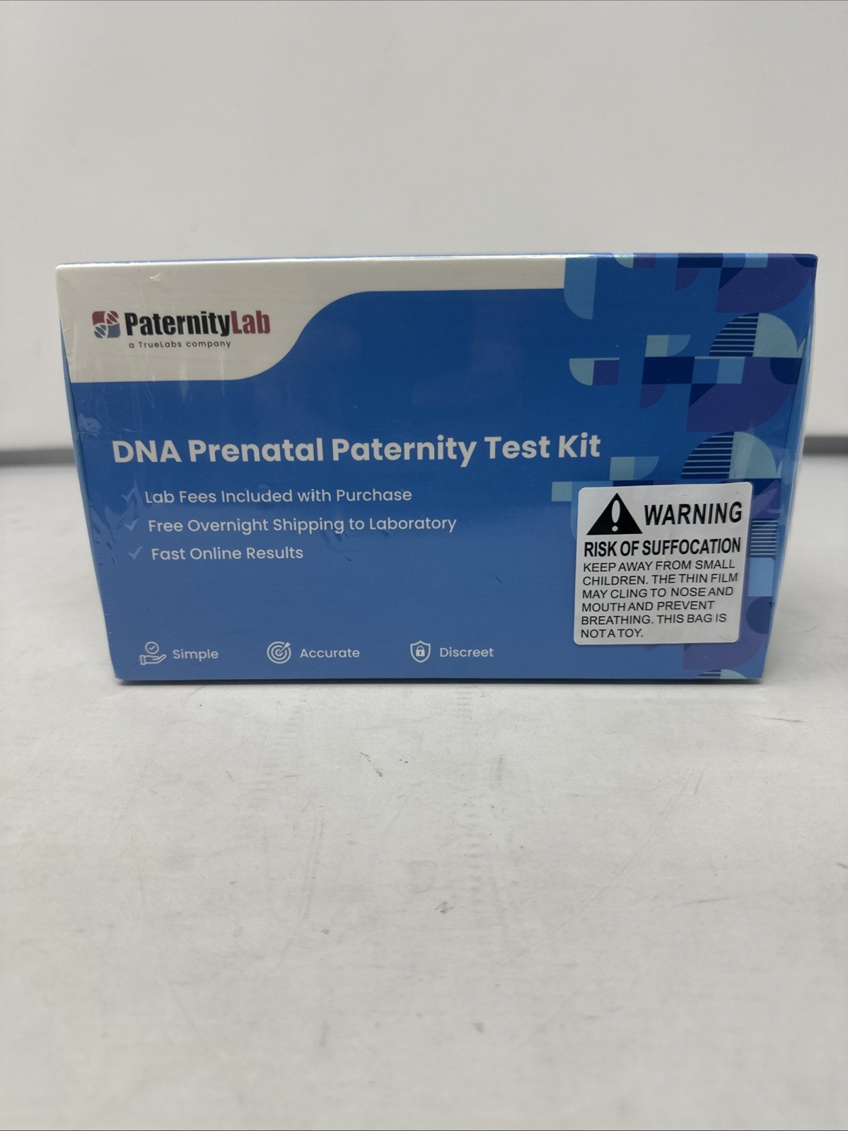 PaternityLab DNA Prenatal Paternity Test Kit Simple Accurate Discreet