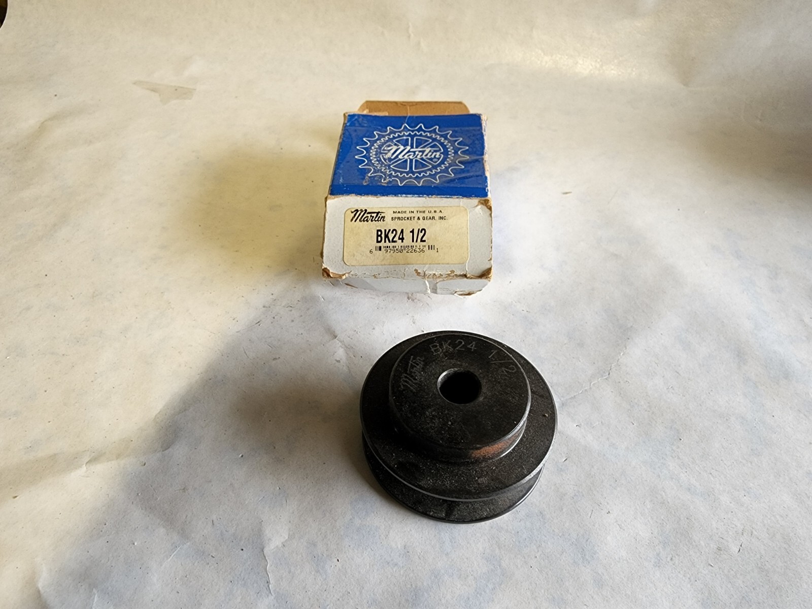 Martin BK 24 2-1/2" dia. x1/2" Bore B Belt New Old Stock Made in USA