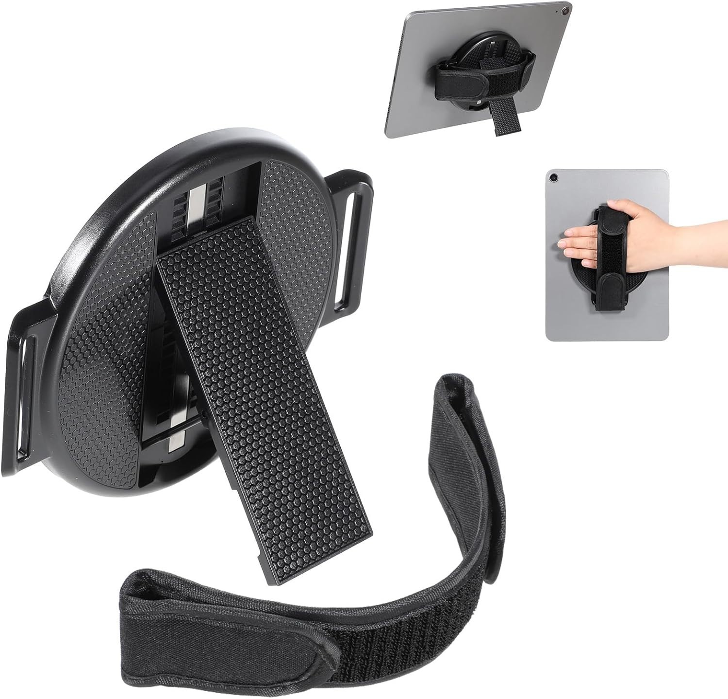 Multi-Angle Rotating Tablet Stand with Hand Loop for All 7-11 Inch Tablets