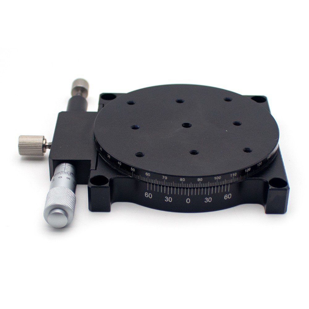 Manual R-Axis Rotary Stage Precision Micro-Adjustment Turntable Work Platform