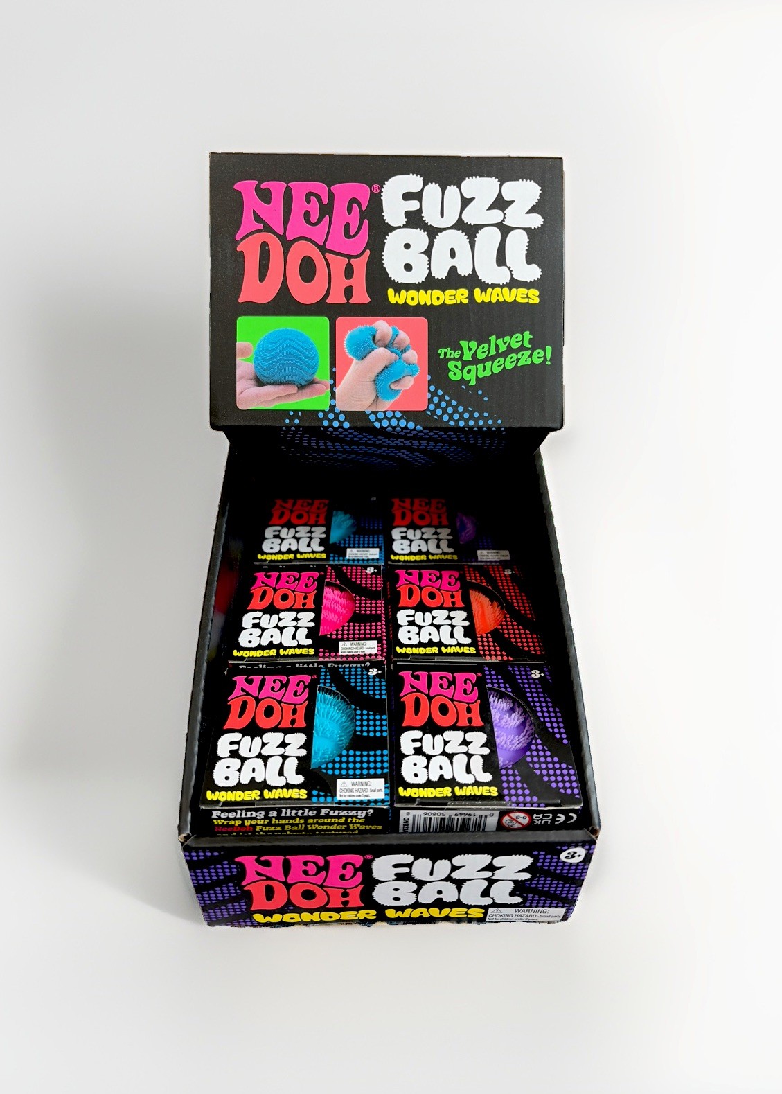 Needoh Fuzz Ball Pack 6 Pack Schylling Fast Shipping