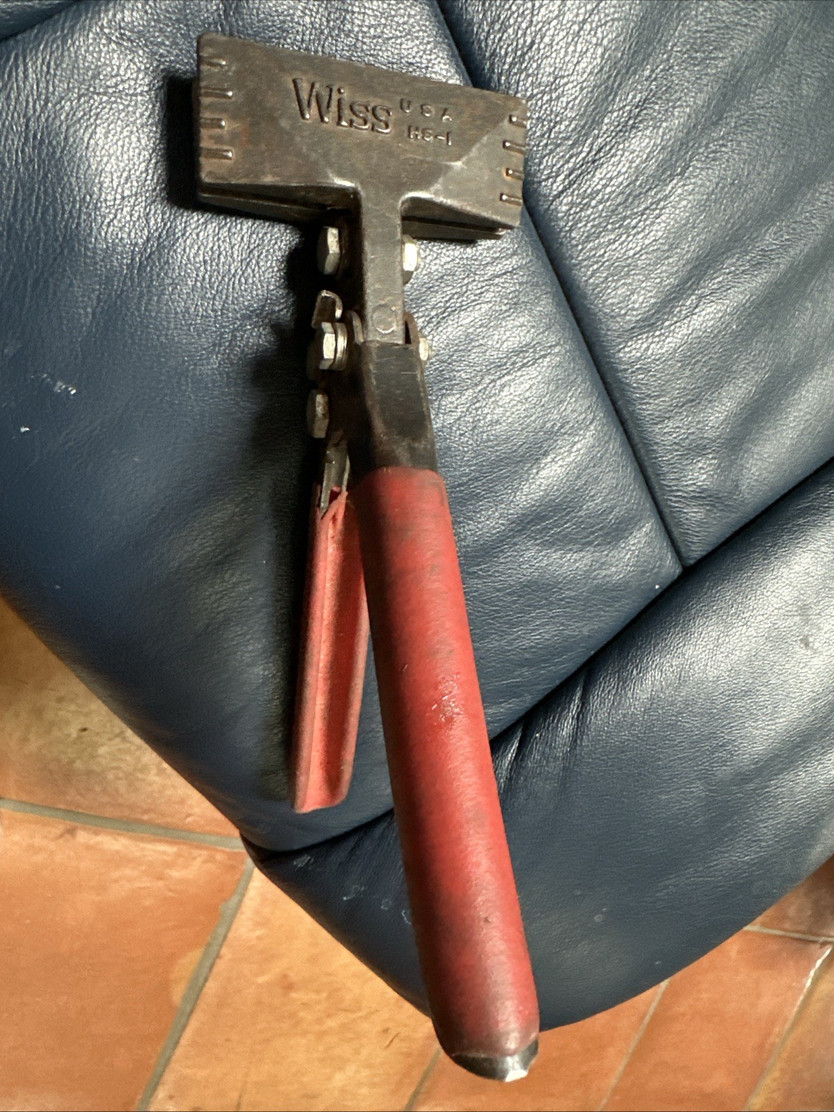Vintage Wiss Hand Seamer Pliers HS1 Sheet Metal 3” USA Made