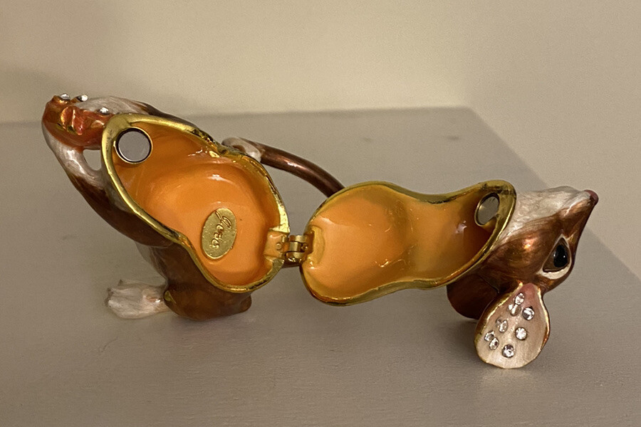 Jere mouse with cookie trinket box