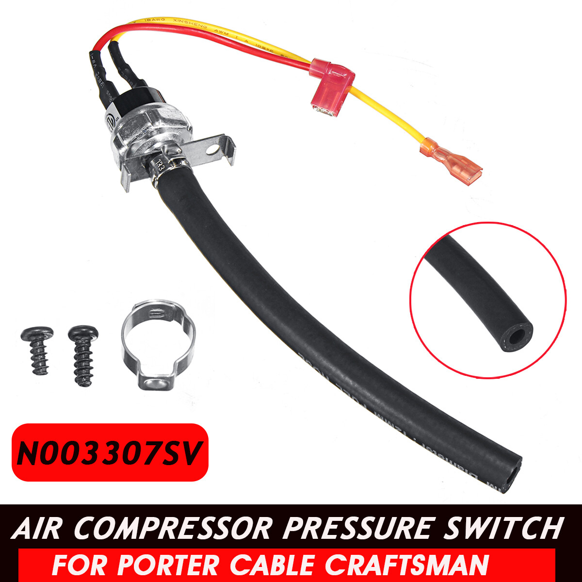 N003307SV Air Compressor Pressure Switch Parts Kit For Porter Cable Craftsman