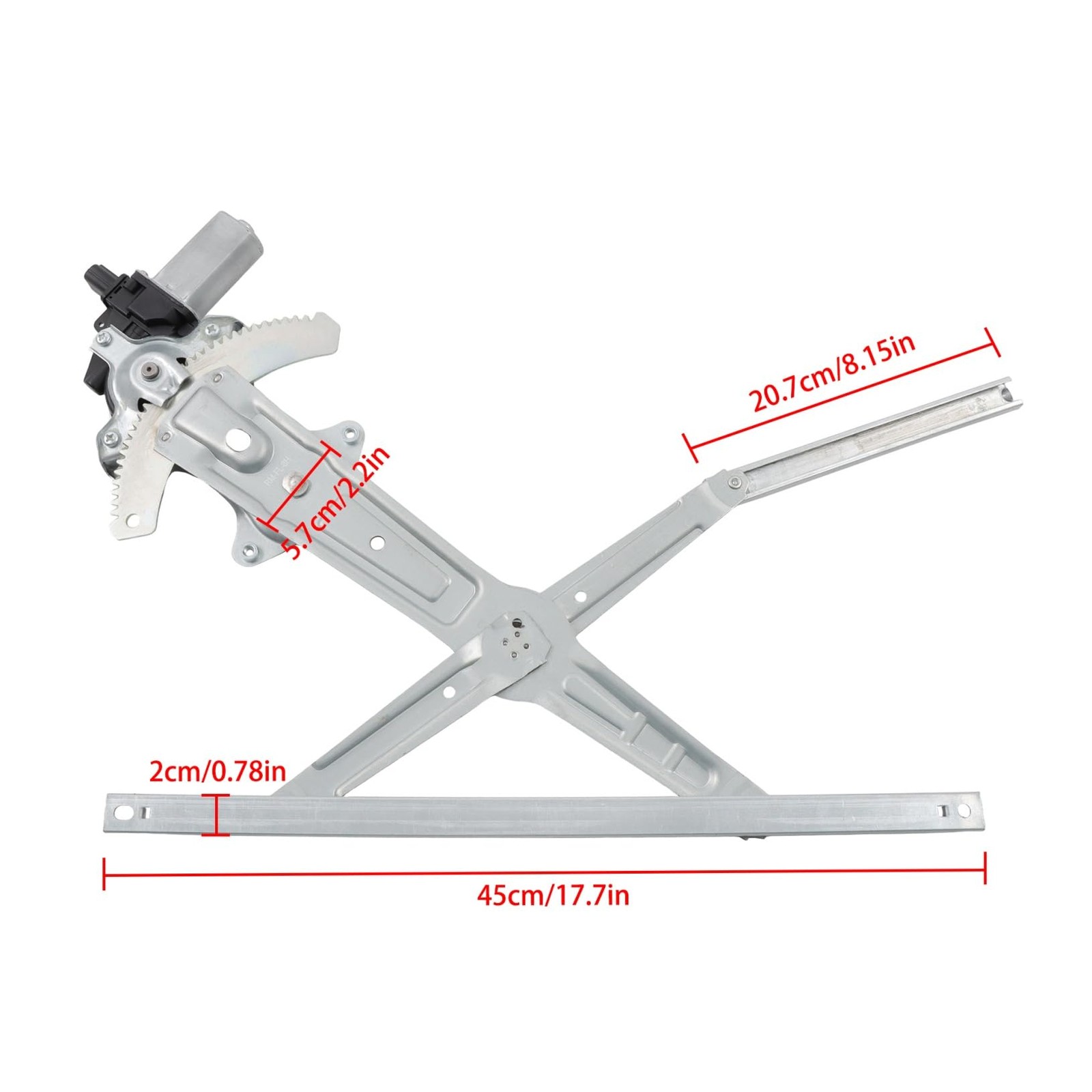 Front Left Driver Side Power Window Regulator 2-Pin Motor CR-V 2012-2016 751-747
