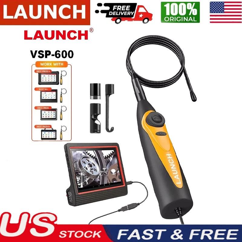 Launch Tech VSP-600 Inspection Camera Videoscope Borescope 5mm USB View&Capture*
