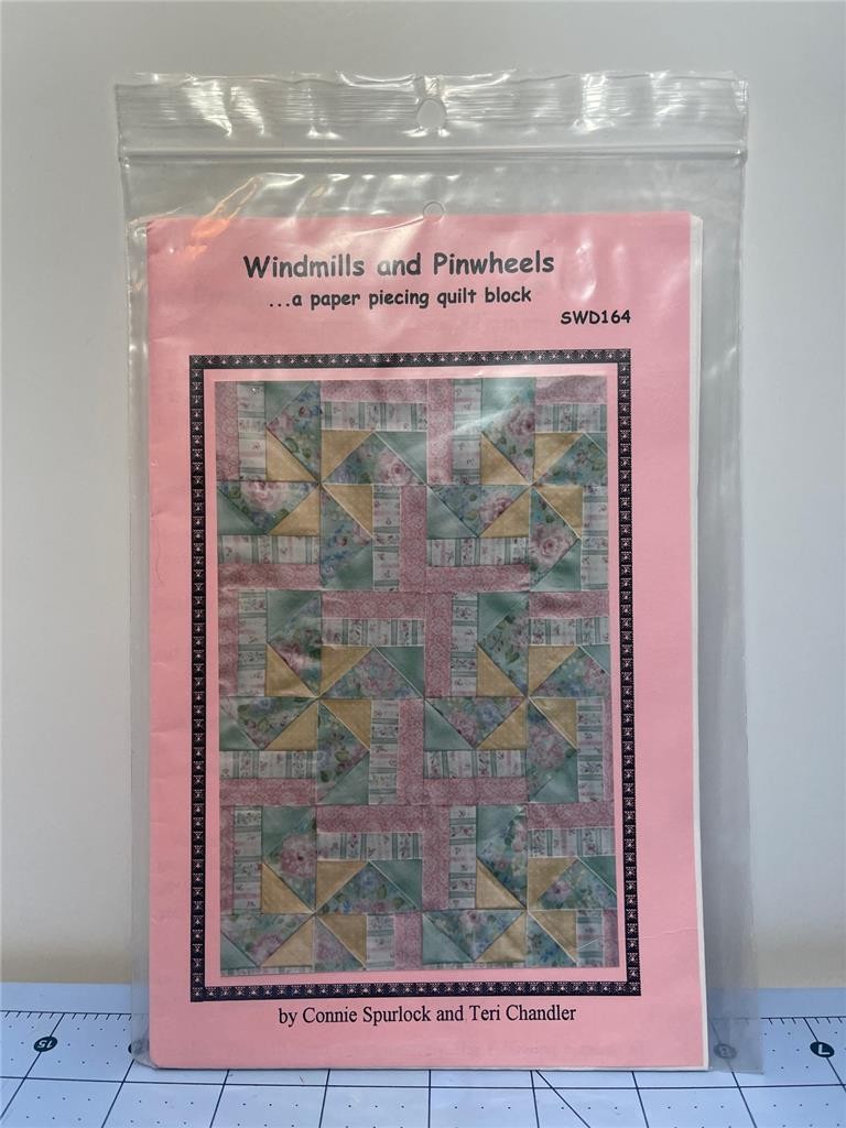 SEW WONDERFUL DREAMS Quilt Pattern - WINDMILLS AND PINWHEELS Baby-Queen