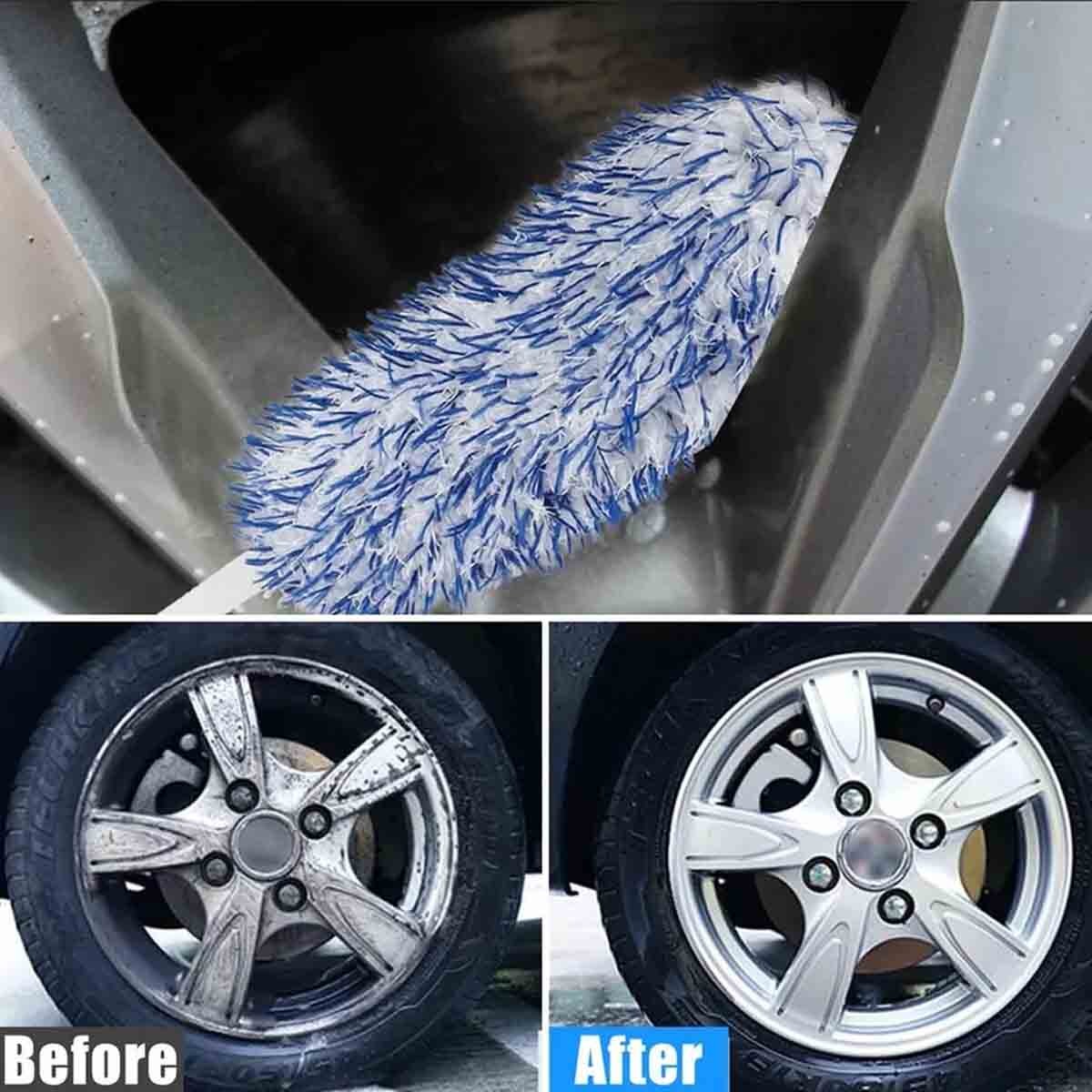 Car Detailing Brush Set, Cleaning Kit, Windshield Tool, Interior/Exterior Wheels