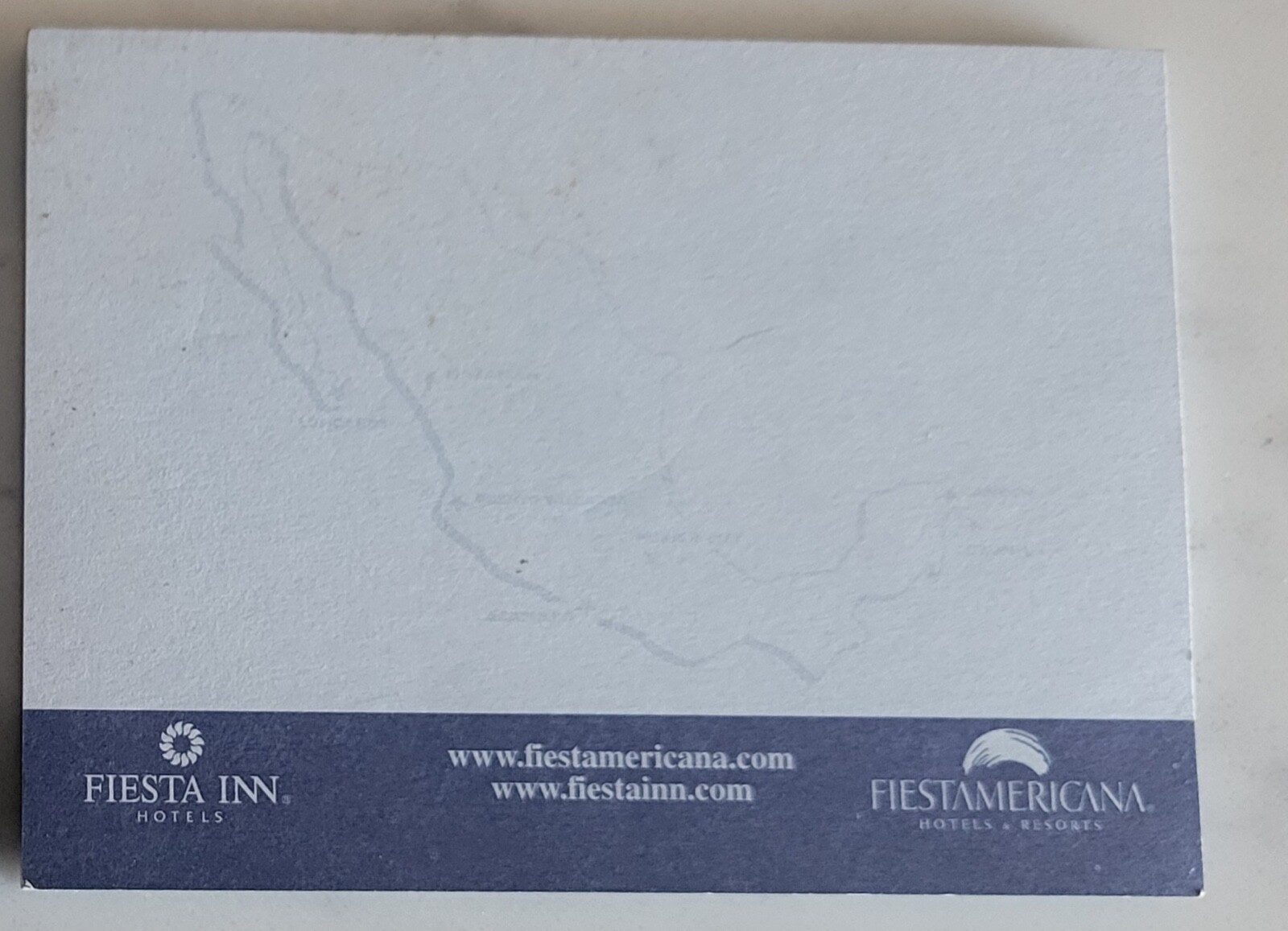 Vintage ~ Fiesta Inn Fiestaamericana notepad Post-it Notes note Hotels Resorts
