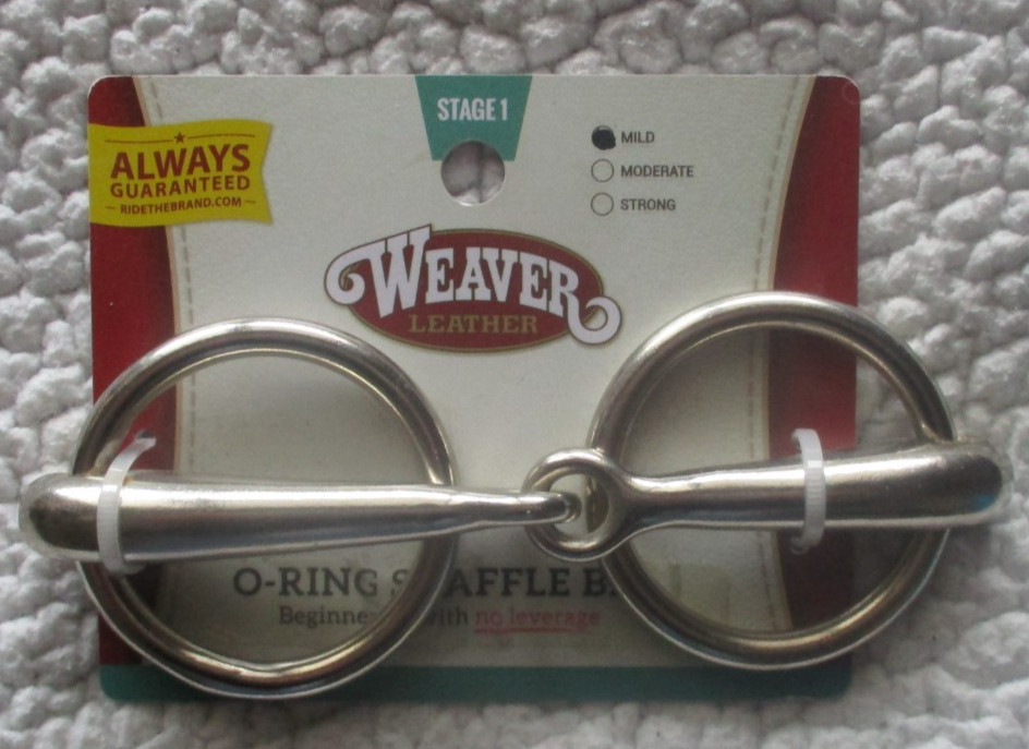 NEW 4.5" MILD STAGE 1 PONY/COB O-RING SHAFFLE BIT