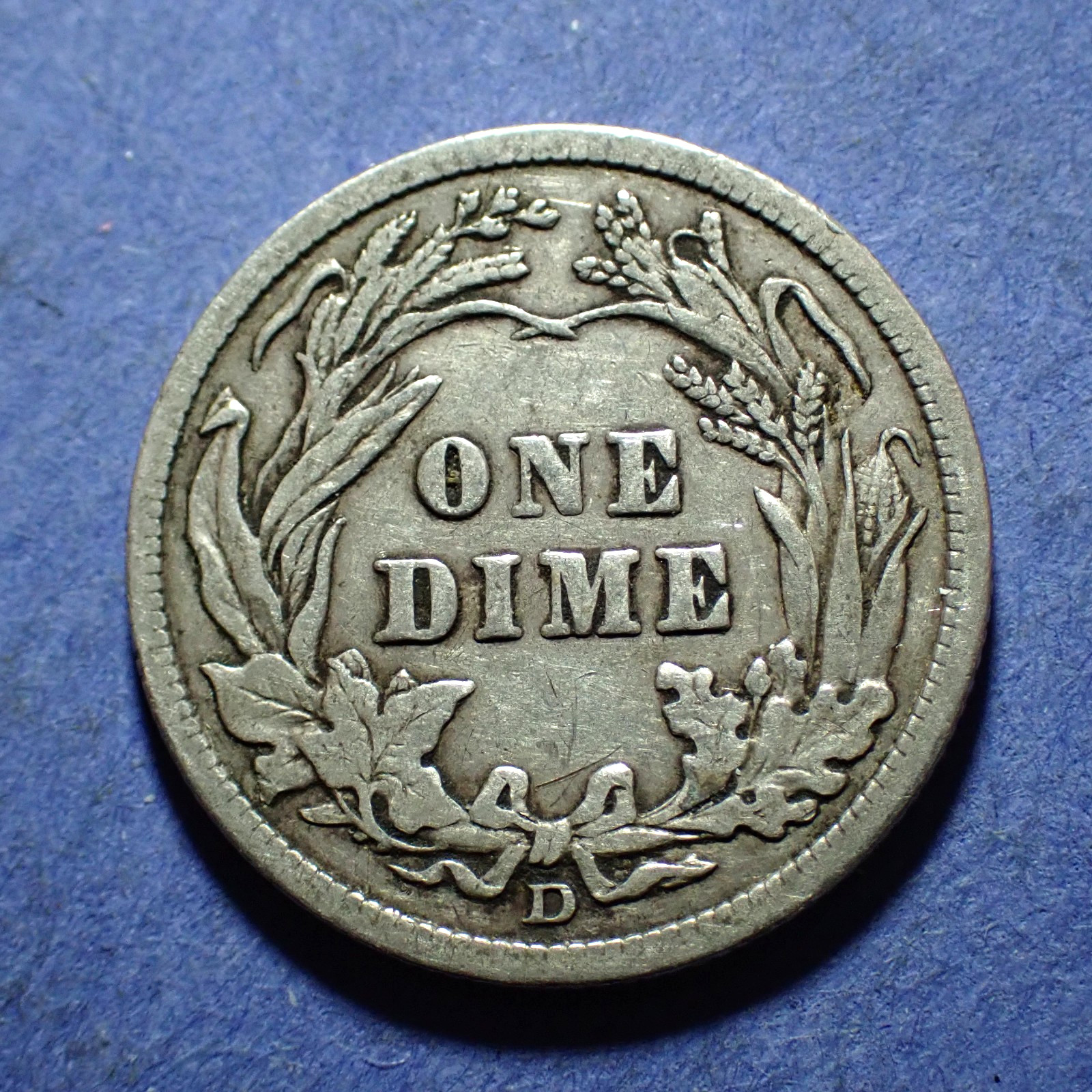 1914-D Barber Dime Abt. VF