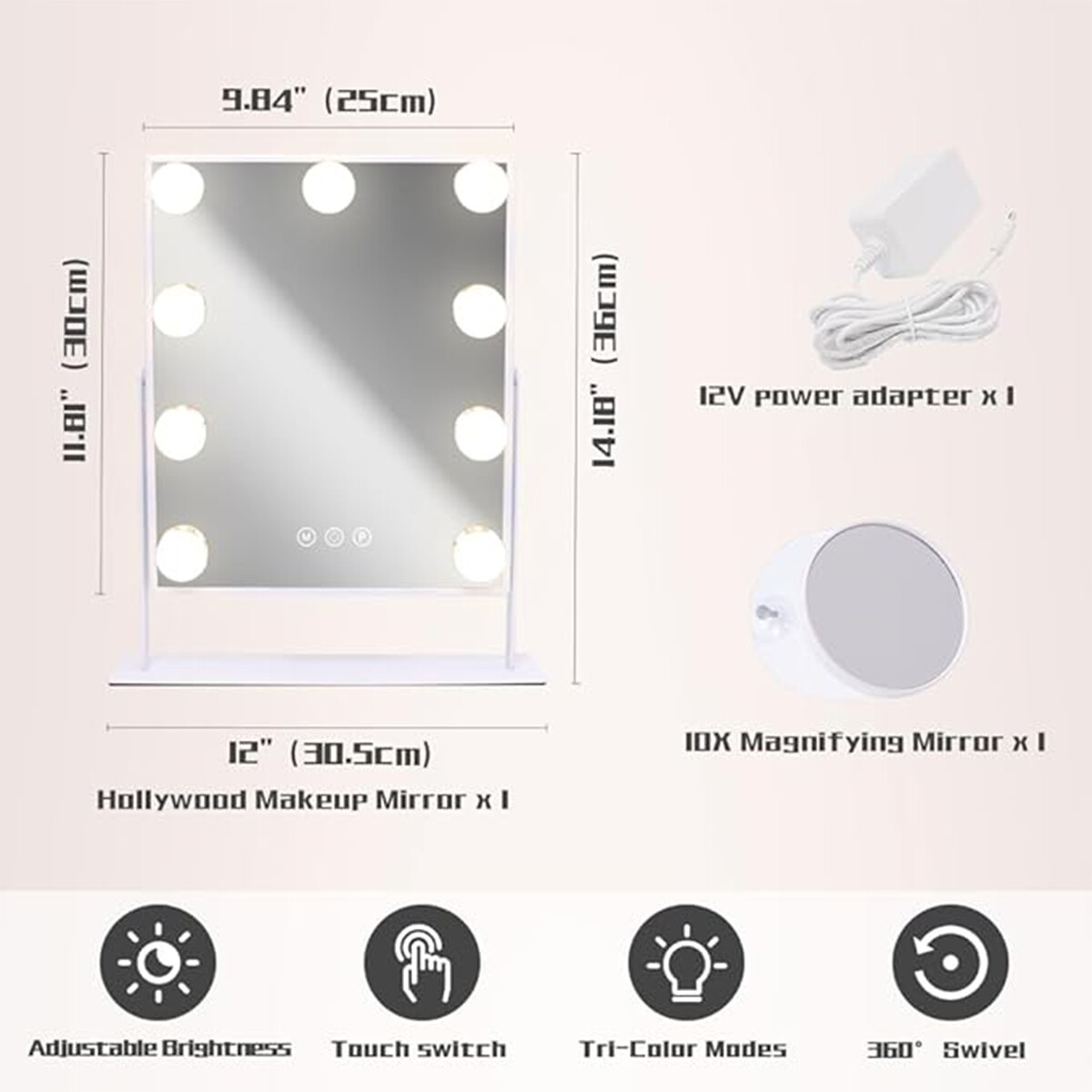 LED Cosmetic Bulb Dimmable Bulb Dressing Table Headlight