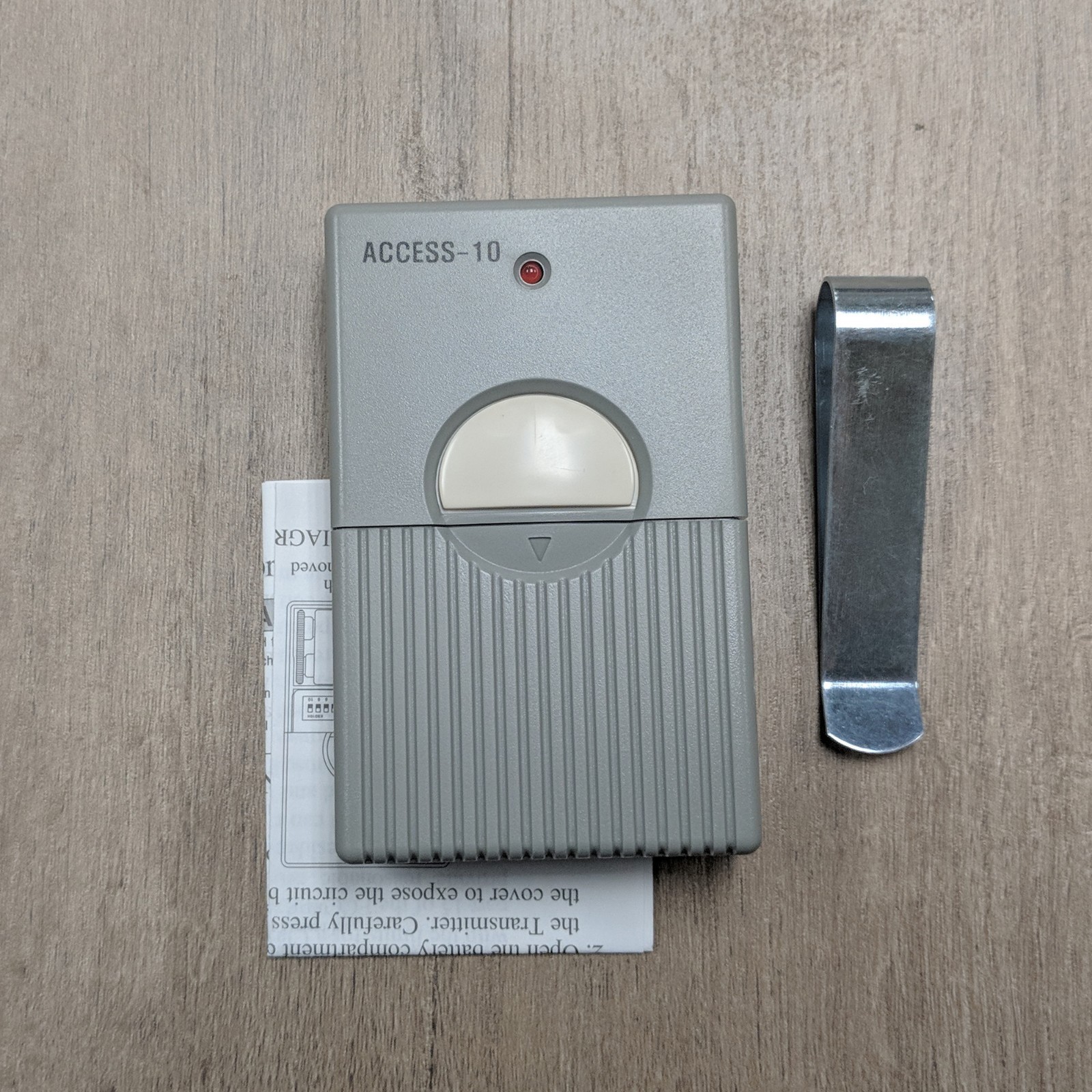 Access 10 Digit Codes Dip Switch Remote Garage Gate Opener 300Mhz