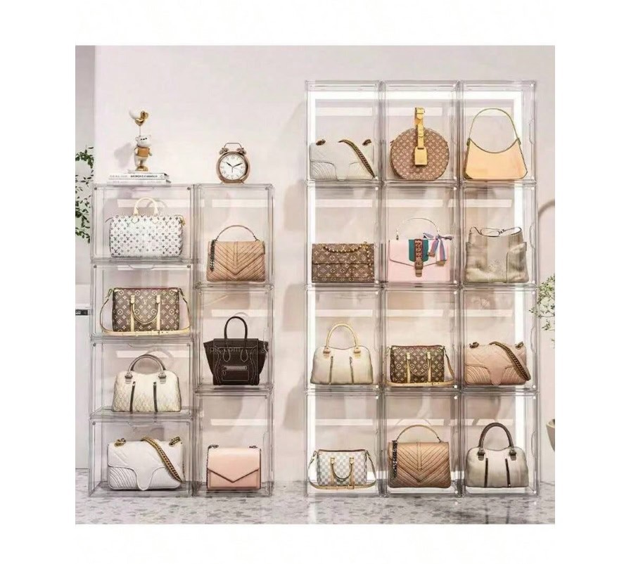 Clear Dustproof Storage Case Transparent Model Book Tool Organizer Box