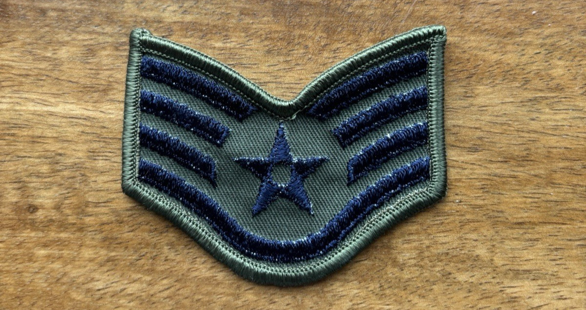 Staff Sergeant Patch E5   AIR FORCE PATCH