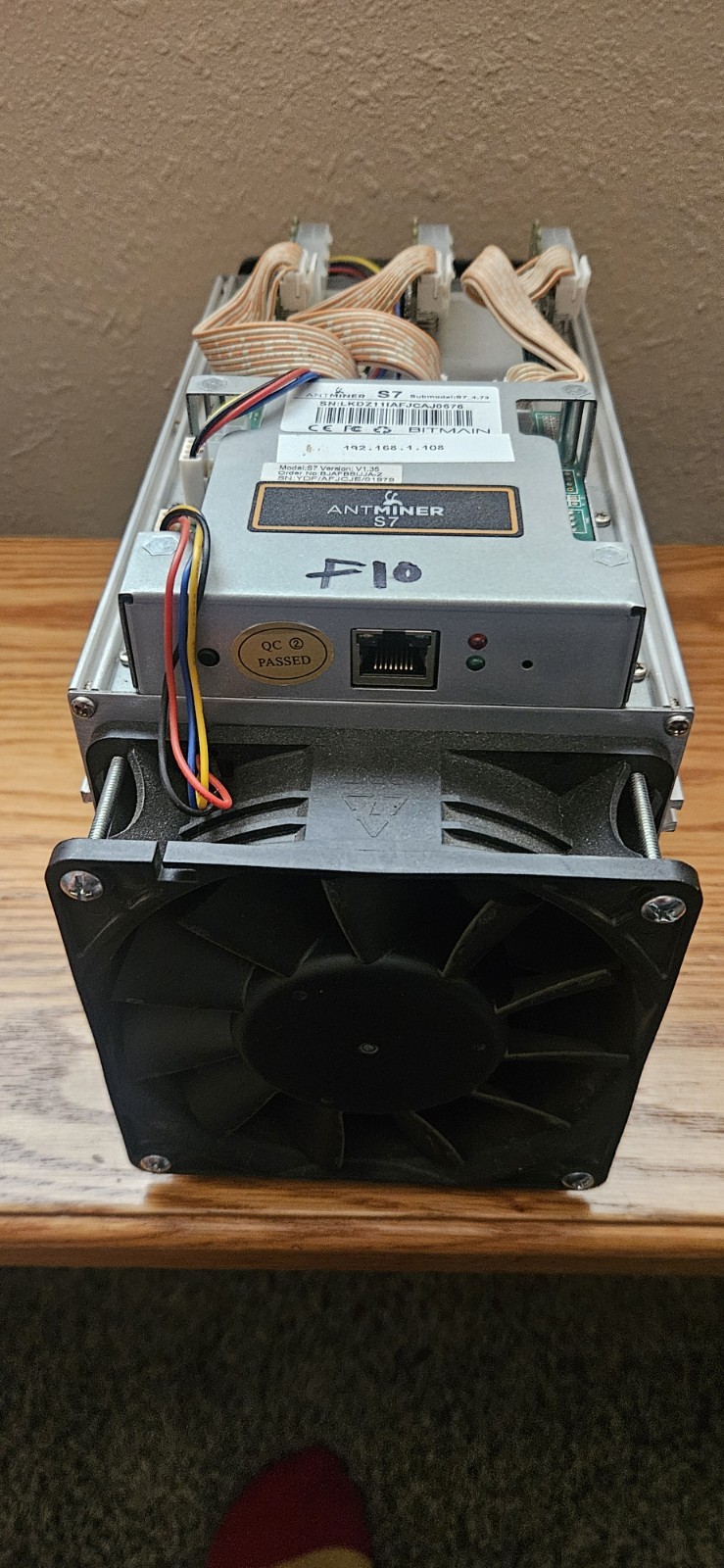 Bitmain Antminer S7 M/N:Lkdz11iafjca0676