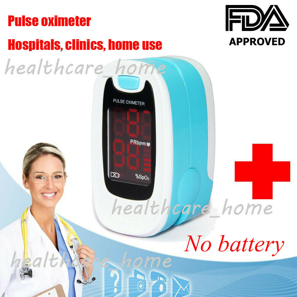 Medical Finger Tip Pulse Oximeter Blood Oxygen Saturation SpO2 PR Monitor Meter