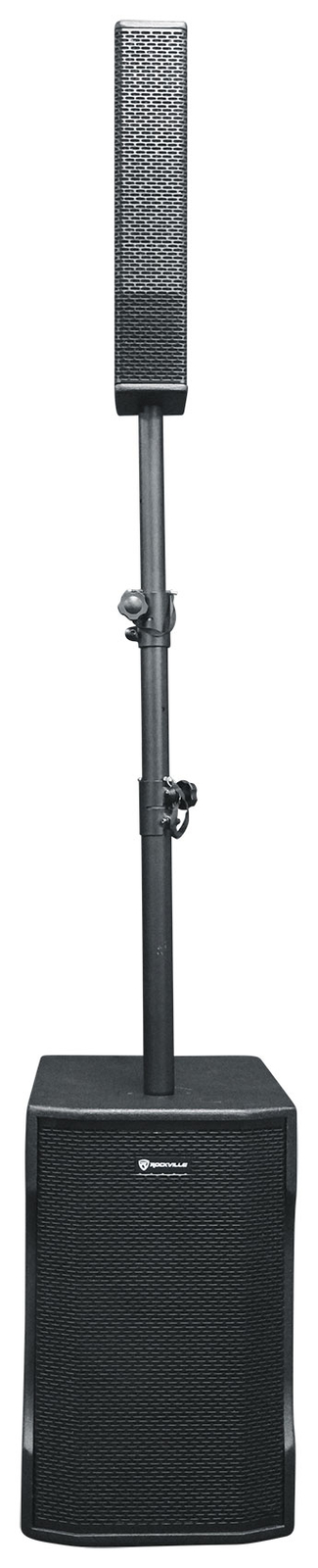 DJ Package w/(2) TITAN COLUMN 12 Powered Array Column Speakers+Subwoofer+Facade