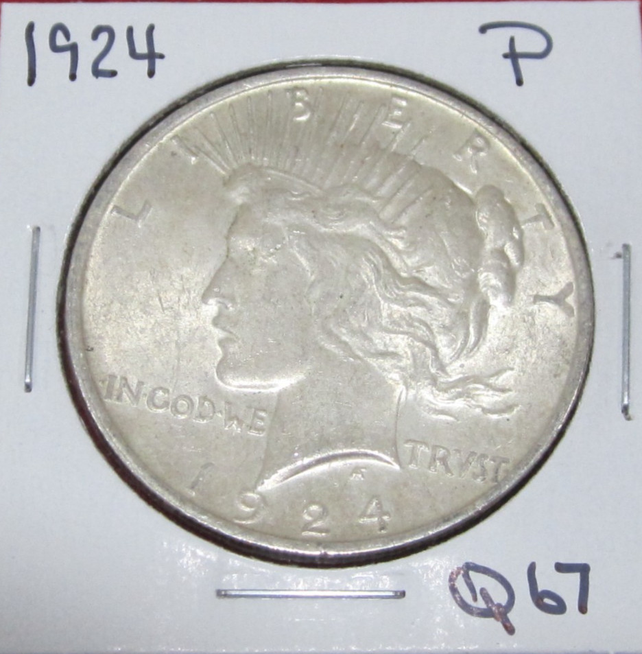 1924 (P) Peace Dollar - Uncirculated - Actual Coin Q67