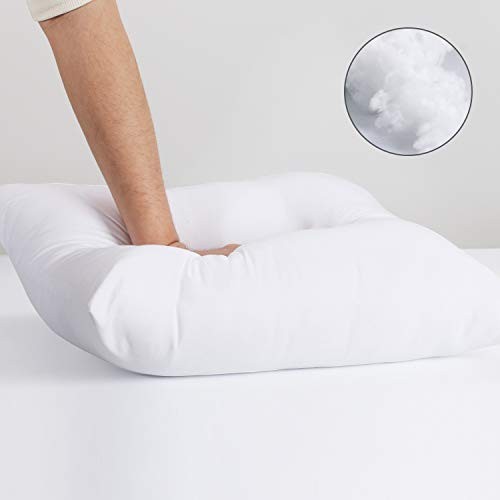 Hypoallergenic Lumbar Pillow Inserts 4 Pack, 12 × 20 Inches – Plush Polyester