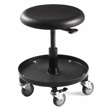 Bevco 3057 Maintenance Repair Stool W/ Tool Tray, 16-21" Seat Ht.