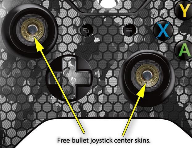 HEX Mesh Camo 01 Gray Skin for XBOX One Controller