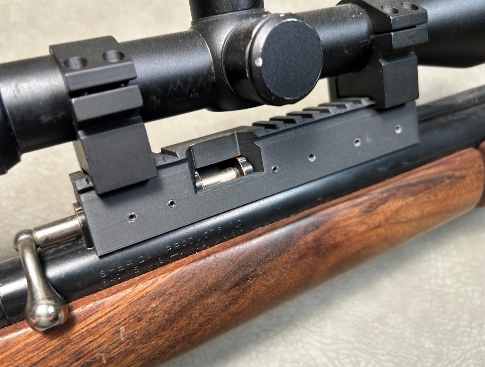 Scope Mount Rail Blue/Silver Streak, Benjamin 342 New Product