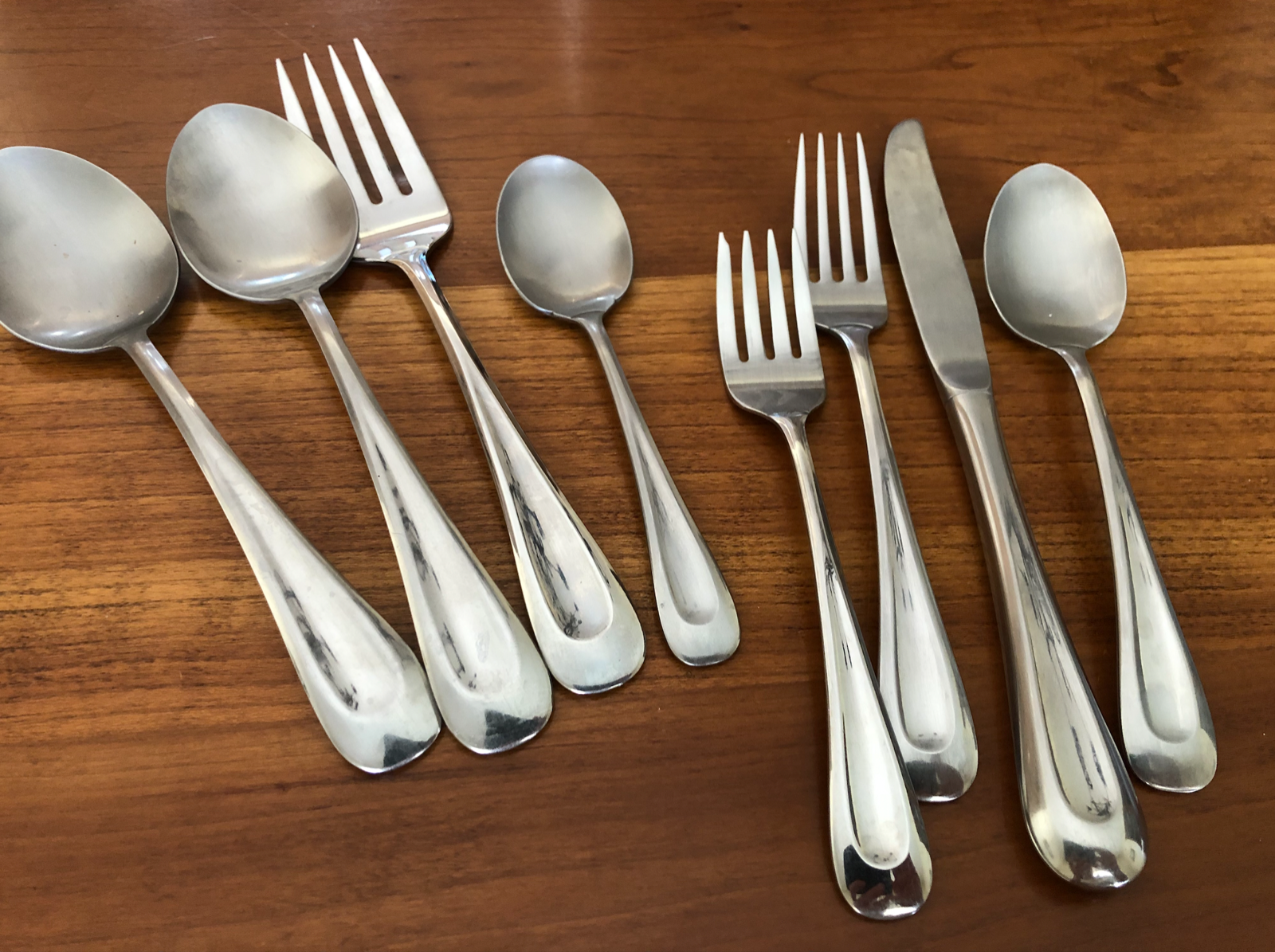 Oneida Glossy Sand Dune Flatware Stainless Choice