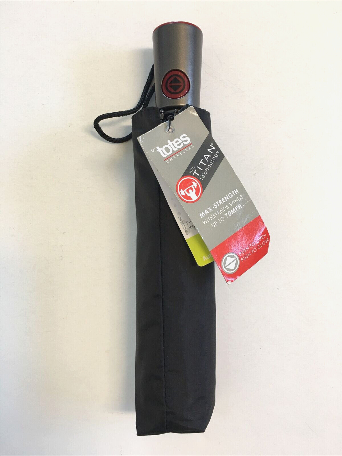 Titan Totes Automatic Open Close Umbrella Max Strong Wind Proof Resist Compact
