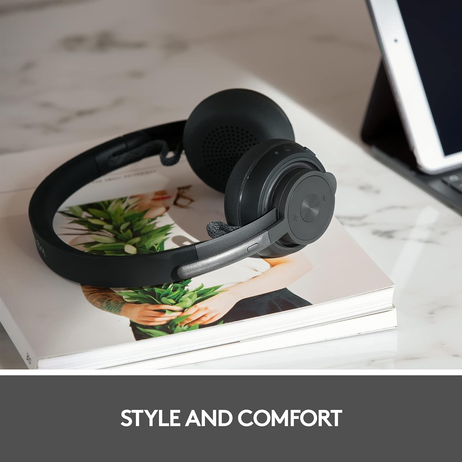 Logitech Zone Wireless Bluetooth Headset Graphite Wireless Office Team No Dongle