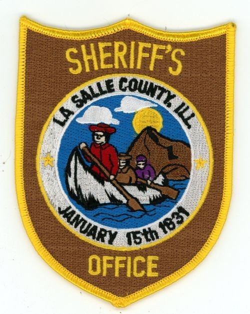 ILLINOIS IL LA SALLE COUNTY SHERIFF OFFICE NICE SHOULDER PATCH POLICE