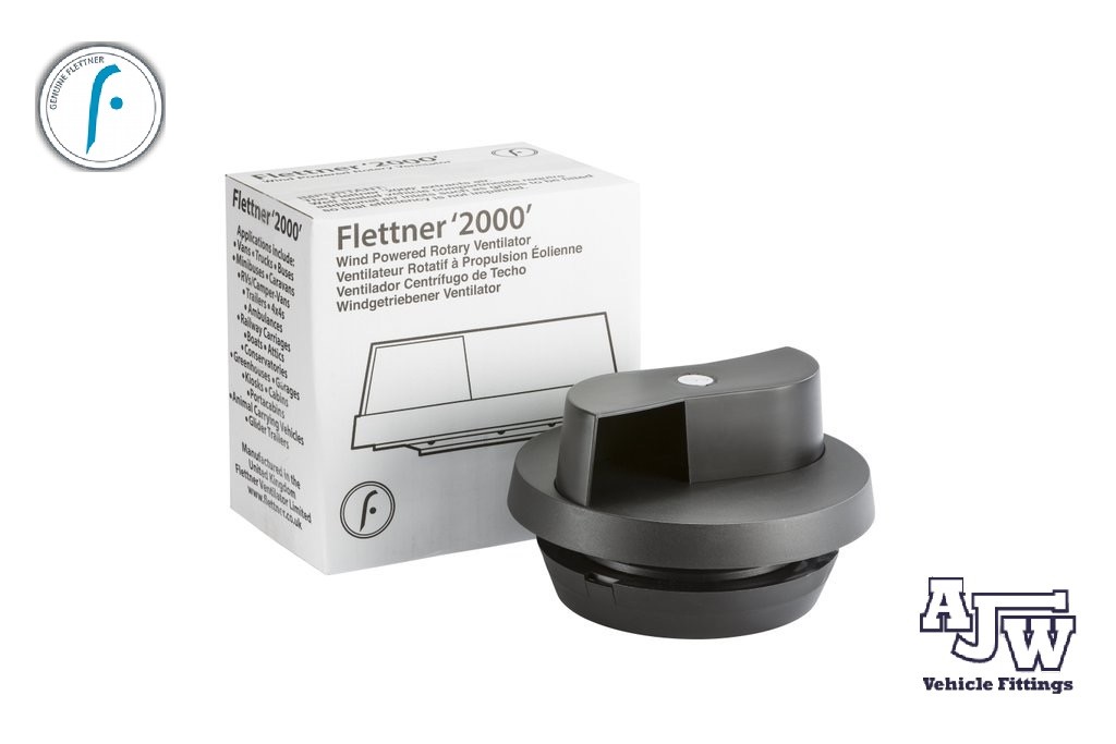 Flettner 2000 Wind Driven Roof Vent WHITE Citroen Berlingo Dispatch Nemo