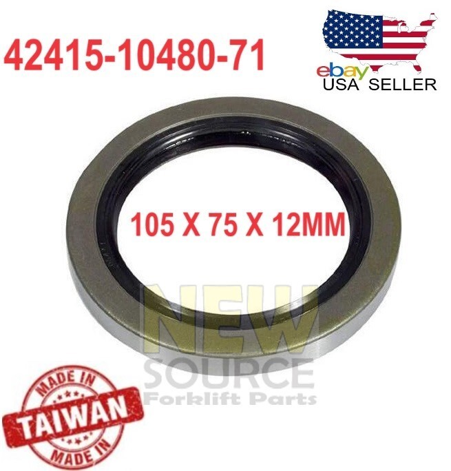 42415-10480-71  TOYOTA FRONT AXLE OIL SEAL STEEL GUARD 7 8 SERIES INNER  RR393