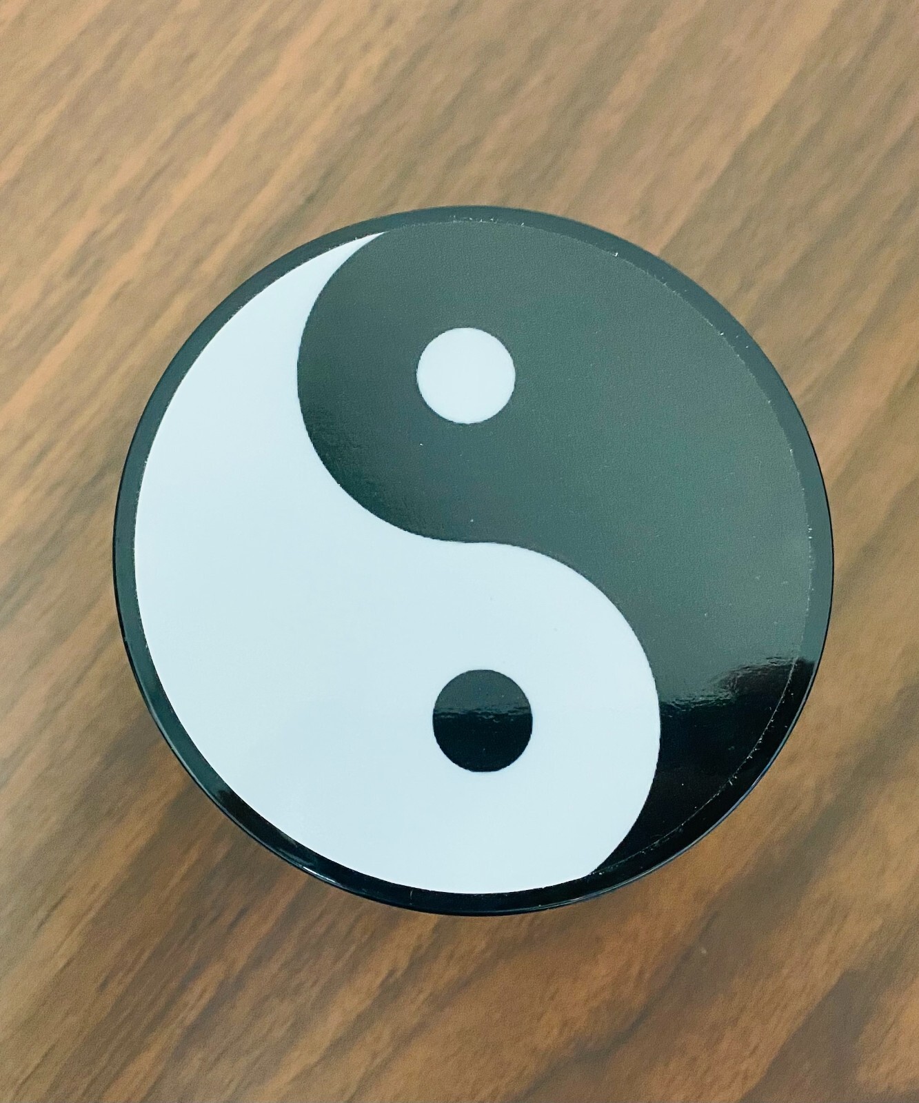 UV Blocking YING YANG 3.5" Glass Medical Jar