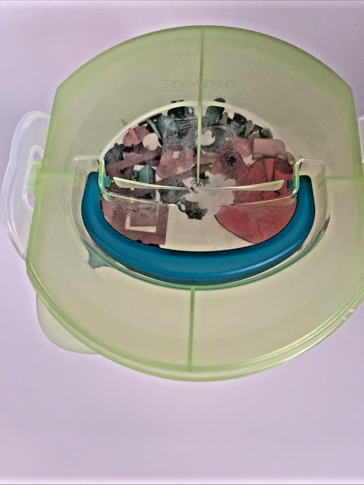 Sterilite Stack & Carry 3- Layer Storage Container Used comes with Craft Items