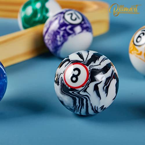 Billiard Balls Set 16 Pool Table Balls Marble Premium