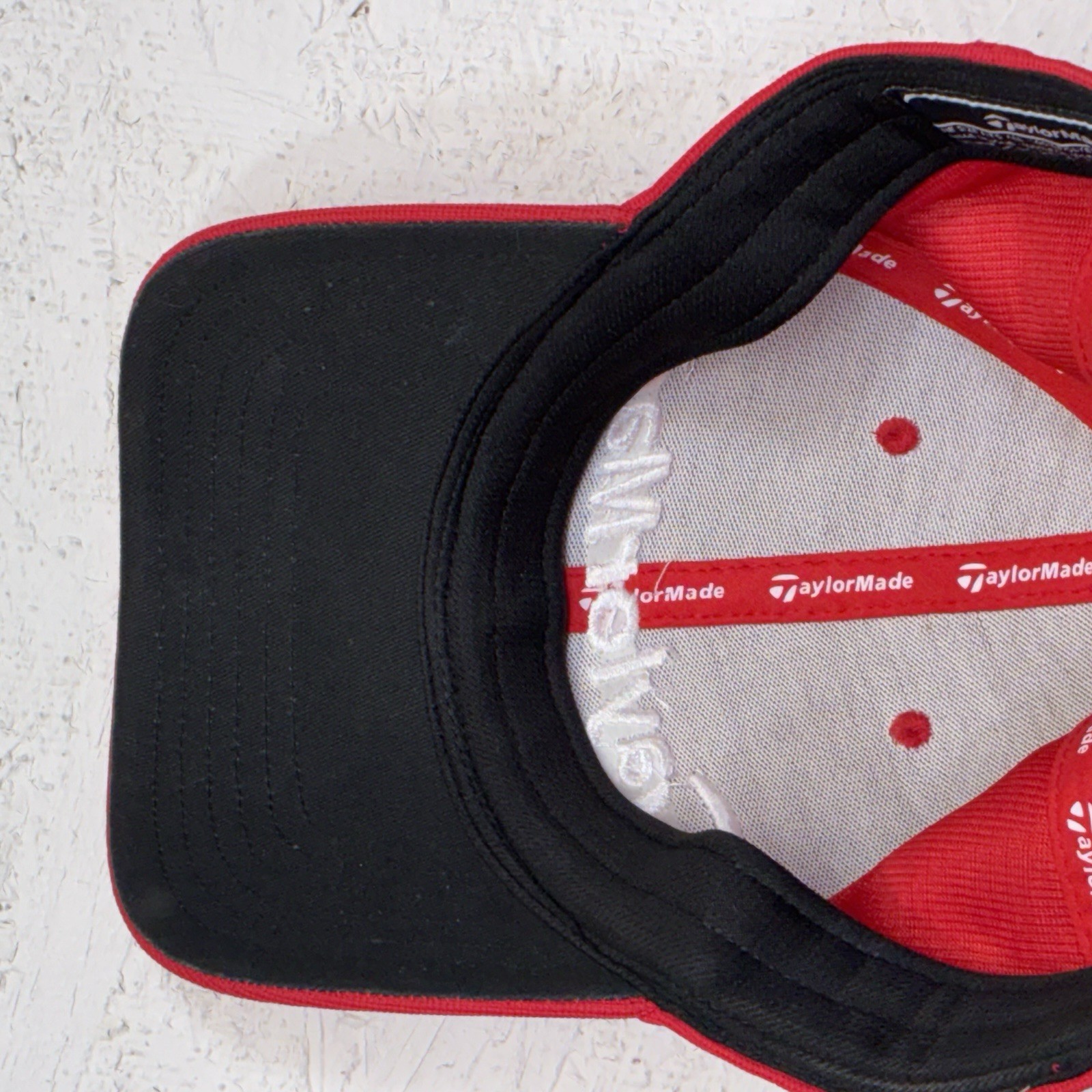Taylormade Golf Hat Red SLDR Tour Preferred Adjustable Cap